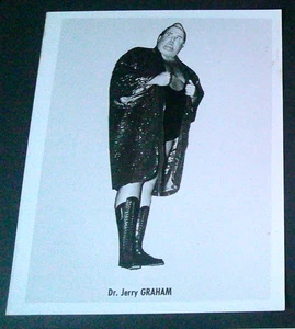 Foto Dr. Jerry Graham 8x10 Pro Wrestling Arena (anni '60) NWA WWWF - Foto 1 di 1