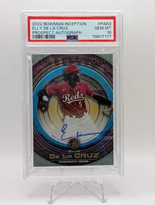 Elly De La Cruz Prospect Auto PSA 10 (#139/200) 💎 2022 Bowman Inception  - Bild 1 von 2