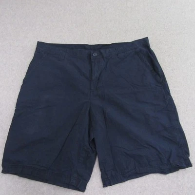 Pantalones Cortos Chinos Columbia Para Hombres 32 x 10 Azul Golf Deportes Rendimiento Bolsillo Foto 1 de 4