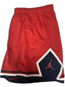NIKE Air Jordan Heritage Diamond Basketball Shorts Red DD0495-657 Womens Sz 3XL - Picture 1 of 5