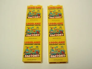 Lot 6 Legoland Discovery Center Factory Promo Promotional Bricks Blocks - Picture 1 of 3