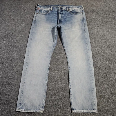 Denim & Supply Ralph Lauren Slim Jeans Mens 40x32 Light Wash Denim Straight - Image 1 of 4