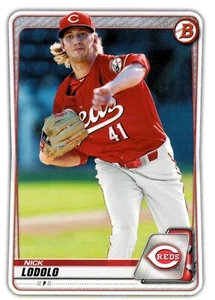 Nick Lodolo Cincinnati Reds 2020 Bowman Draft Card - Picture 1 of 2
