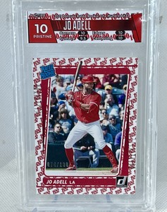 2021 panini donruss jo adell rated rookie 100 one hundred emoji HGA PRISTINE 10