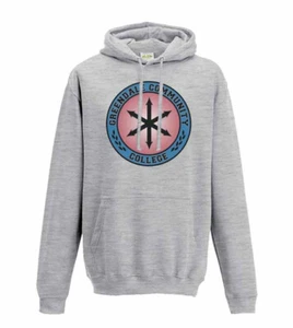 Adult's Unisex Hoodie - Greendale Community College - Crossroads Logo - Picture 1 of 61