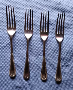 4x Vintage A1 EPNS Dining Fork,s 17cm long - Picture 1 of 5