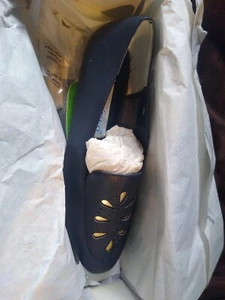 Sebastino Pocket Slip on Leather Shoes Navy Blue women's 7 M - Picture 1 of 8