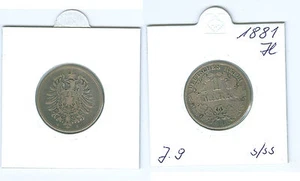 Empire 1 Mark 1881 H Beautiful to Very Fine - Picture 1 of 1