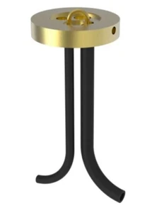 Newport Messing 6-027/04 East Linear Messing Luftspalt Satin Messing �� - Bild 1 von 3