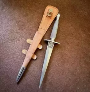 Custom British Army Fairbairn Sykes Commando Dagger Fighting Knife 1st Pattern - Afbeelding 1 van 5