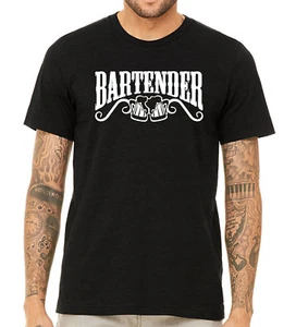 BARTENDER WESTERN STYLE TEE ~ 3 COLOR CHOICES (MENS/UNISEX FIT) - Picture 1 of 7