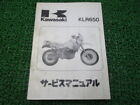 Kawasaki Genuine Used Motorcycle Service Manual Klr650 Edition 1 Kl650-A1 1525