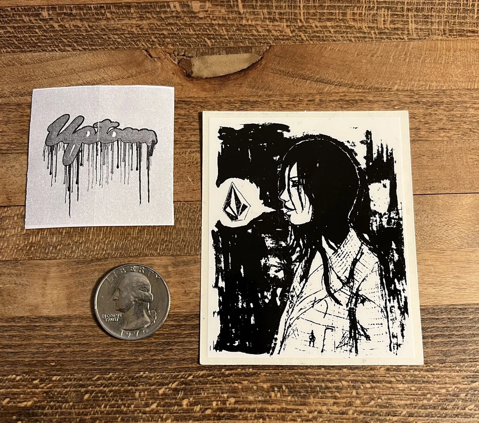 Vintage Volcom Ozzie Wright Stone Girl Art Sticker Early 2000’s NOS Rare! - Image 1 of 1