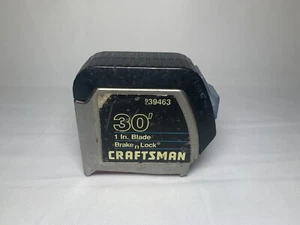Vintage Craftsman Tape Measure 39463 30’ Brake n Lock Rare Works Great USA Made - Picture 1 of 7