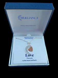 I love you to the moon and back Necklace NIB - Picture 1 of 3