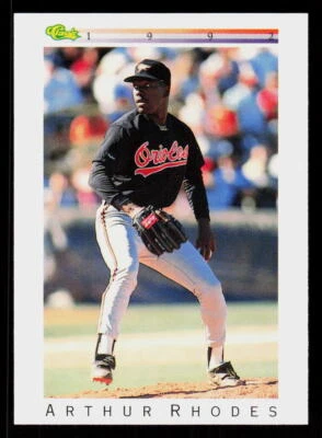 1992 Classic I Arthur Rhodes #T75  Baseball  Baltimore Orioles - Image 1 of 2
