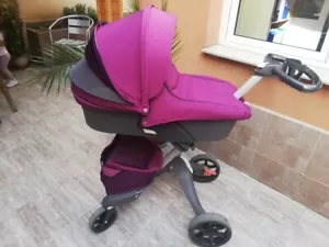 STOKKE XPLORY Stroller V5 Purple Like New - Bild 1 von 16