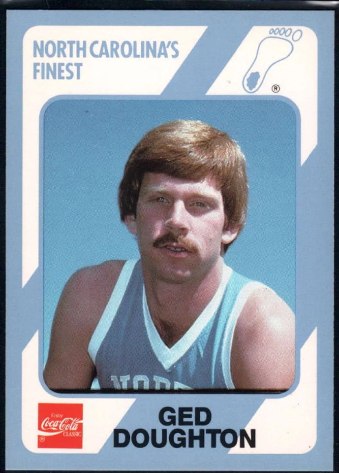 Ged Doughton 1989-90 Collegiate Collection North Carolina #188 NCAA NB ID:103467 - Image 1 of 1