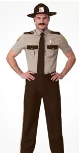 Adult Super Troopers Police Highway Cop Uniform Costume SIZE 2XL - Picture 1 of 5