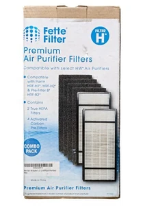 Fette Filter H HEPA & Carbon Pre-Filters for HW Air Purifiers HRF-H1 H2 B2 - Picture 1 of 3
