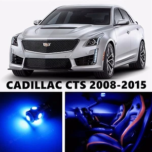 18pcs LED Blue Light Interior Package Kit for CADILLAC CTS 2008-2015 - Picture 1 of 8