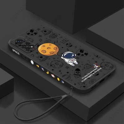 For Xiaomi Redmi Note 11 10 9 Pro Mi 11 10T Lite ShockProof Astronaut Case Cover - Image 1 of 4