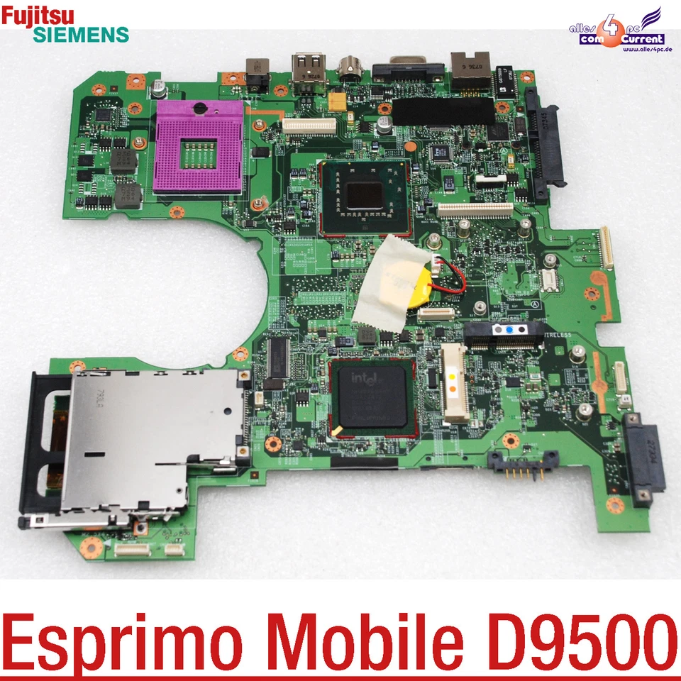 Mainboard Motherboard FSC FUJITSU-SIEMENS Esprimo Mobile D9500 1310A2146701 #212 - Image 1 of 1