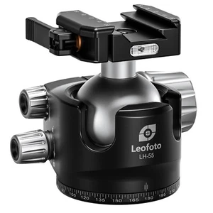 【Leofoto USA】Leofoto LH-55LSC Lever-Control Hybrid Clamp Ballhead/Arca+Picatinny - Picture 1 of 6