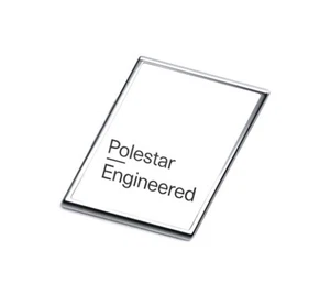 Genuine Volvo Emblem Rear Badge White Polestar 32207386 - Picture 1 of 1