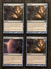 4x Foresee/Fuel for the Cause | LP | Mirrodin Besieged/M11 | MTG Magic Cards
