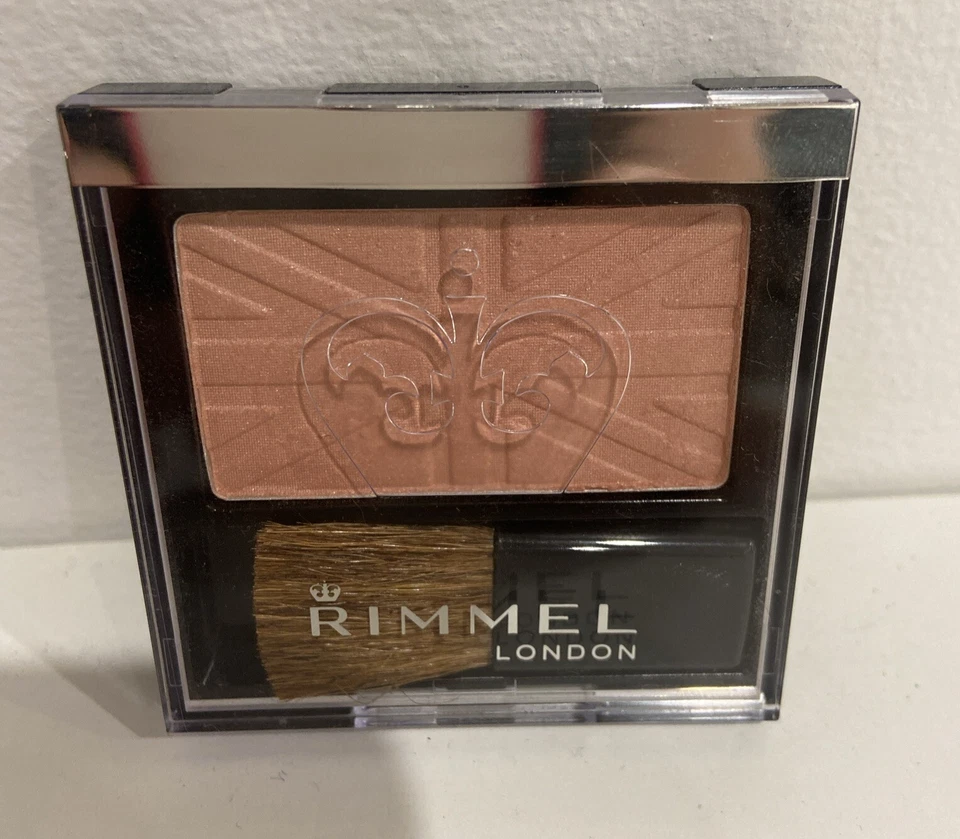 Rimmel Lasting Finish Soft Colour Mono Blush 120 Pink Rose | WITH BRUSH | Rare - Image 1 of 4