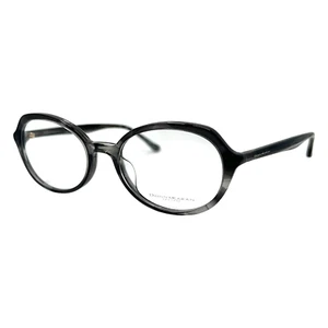 AUTHENTIC & NEW - DONNA KARAN DO5004 039 52/18/135 BLACK GRAY EYEGLASSES & CASE - Picture 1 of 3