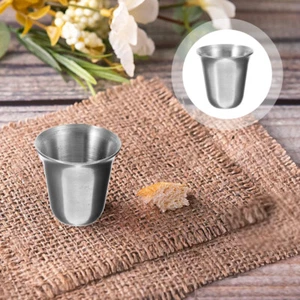 10 Pcs Stainless Steel Communion Cup Mugs Drinking Cups Communions for Church - Picture 1 of 12