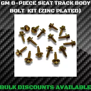 1957-1977 Pontiac Catalina Front Rear Bench Bucket Seat Track BODY BOLTS NOS GM - Picture 1 of 2