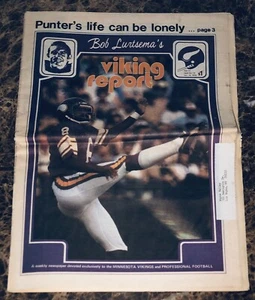 De colección Bob Lurtsema's Minnesota Vikings Report 1979 NFL #10 Greg Coleman Cubierta - Imagen 1 de 1