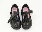 Clarks First Shoes Size 6F Black Kids Patent Leather