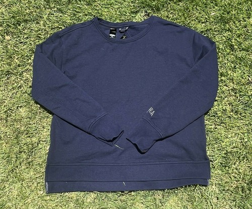 UNDERCOVER Felpa Victoria Sport donna blu navy media pullover buco della serratura schiena atletica