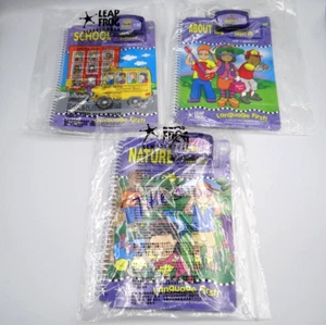 LeapFrog Language First School House Books w/ Cartridges Level 1 K-5 - LOT OF 3 - Picture 1 of 5