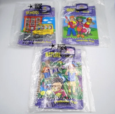 LeapFrog Language First School House Books w/ Cartridges Level 1 K-5 - LOT OF 3 - Image 1 of 4
