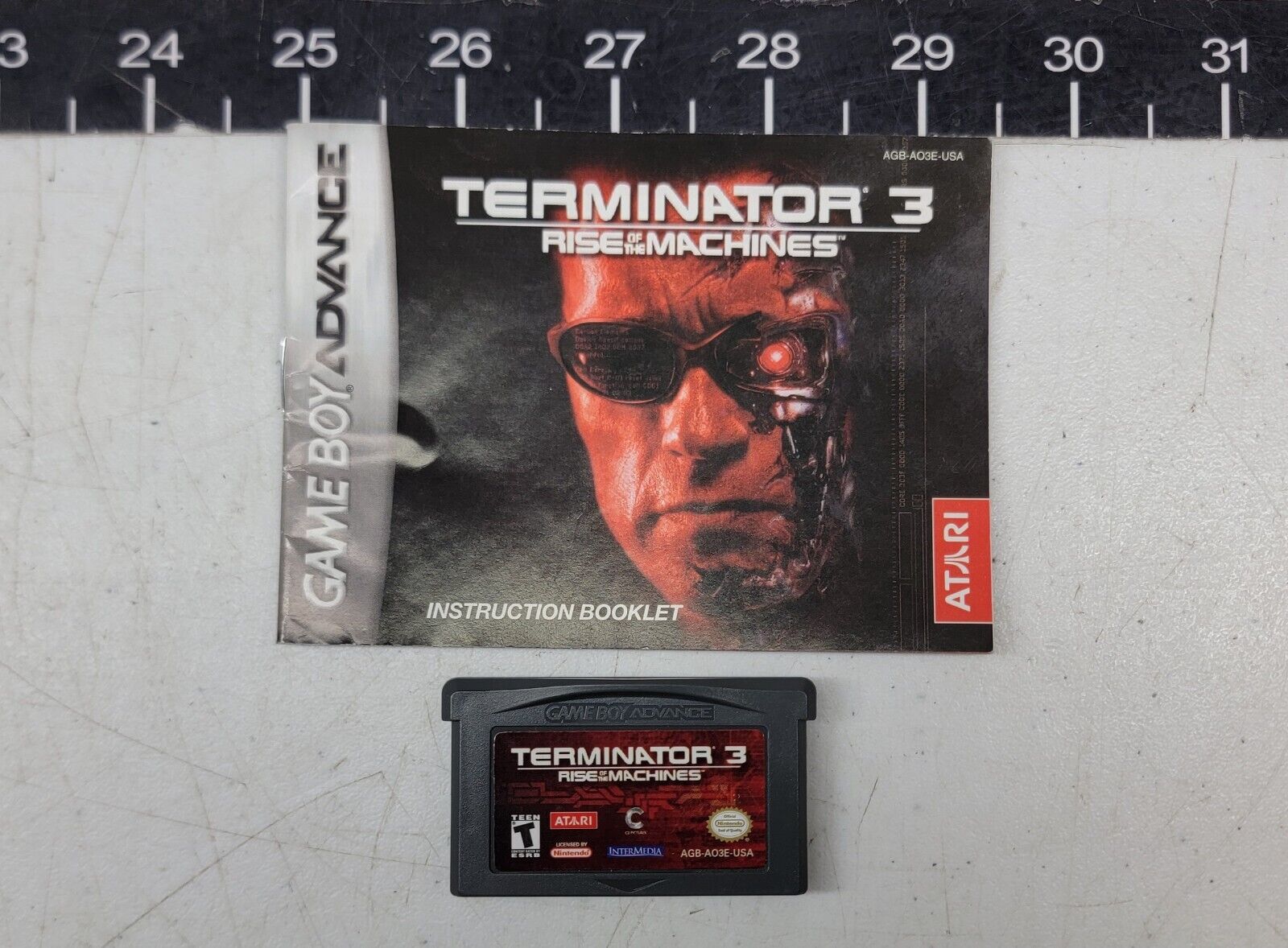 Terminator 3 Rise of the Machines GBA Game Boy Advance 