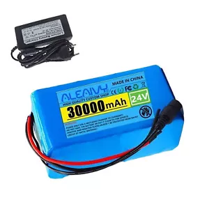 Nueva Batería Eléctrica Li-ion 24V 30Ah 7S3P Pack Cargador Bicicleta 30000mAh Batería - Imagen 1 de 14