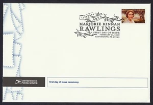 #4223 41c Marjorie K Rawlings, FDOI Ceremony Program **ANY 5=FREE SHIPPING** - Picture 1 of 2