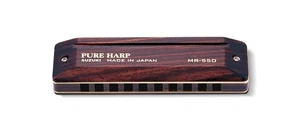 SUZUKI 10-hole harmonica PURE HARP MR-550 B key - Picture 1 of 7