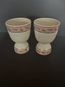 Hotel, ferrocarril o restaurante ~ taza de huevos de 3,75" ~ juego de 2 - Imagen 1 de 5