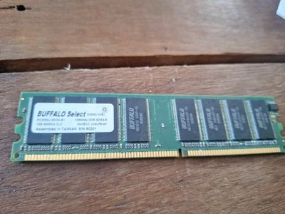 1GB BUFFALO Select 400MHz CL3 PC3200U-30330-B1  desktop Memory DD4300 - Image 1 of 3