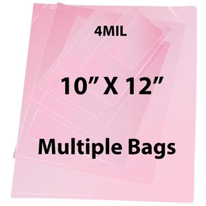 4Mil 10" X 12" | Bolsas planas antiestáticas rosas, bolsa termosellable | Bolsas múltiples - Imagen 1 de 15