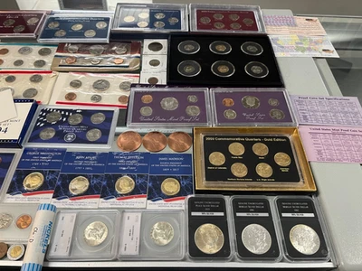 Estate Sale Coins ~ Auction Lot Silver, Bullion, ,Collection GET ALL #xpy - Image 1 of 4