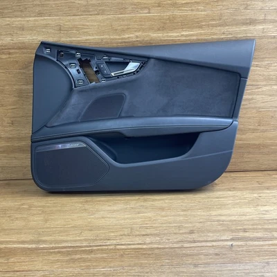 Panel de moldura de tarjeta de puerta interior delantera derecha Alcantara OEM 2012-2018 Audi RS7 4G8 Foto 1 de 4