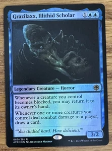 MTG Adventures in the Forgotten Realms, Grazilaxx, Illithid Scholar - Foil - Picture 1 of 1