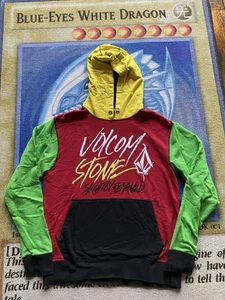 Vintage Volcom Stone Hoodie Surf Men’s Large JNCO Quicksilver Billabong O’neill - Picture 1 of 7
